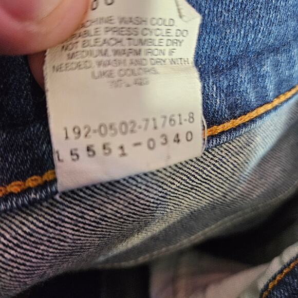 Womens vintage Levi 550 Relaxed Fit Size 8 Misses - Picture 6 of 7